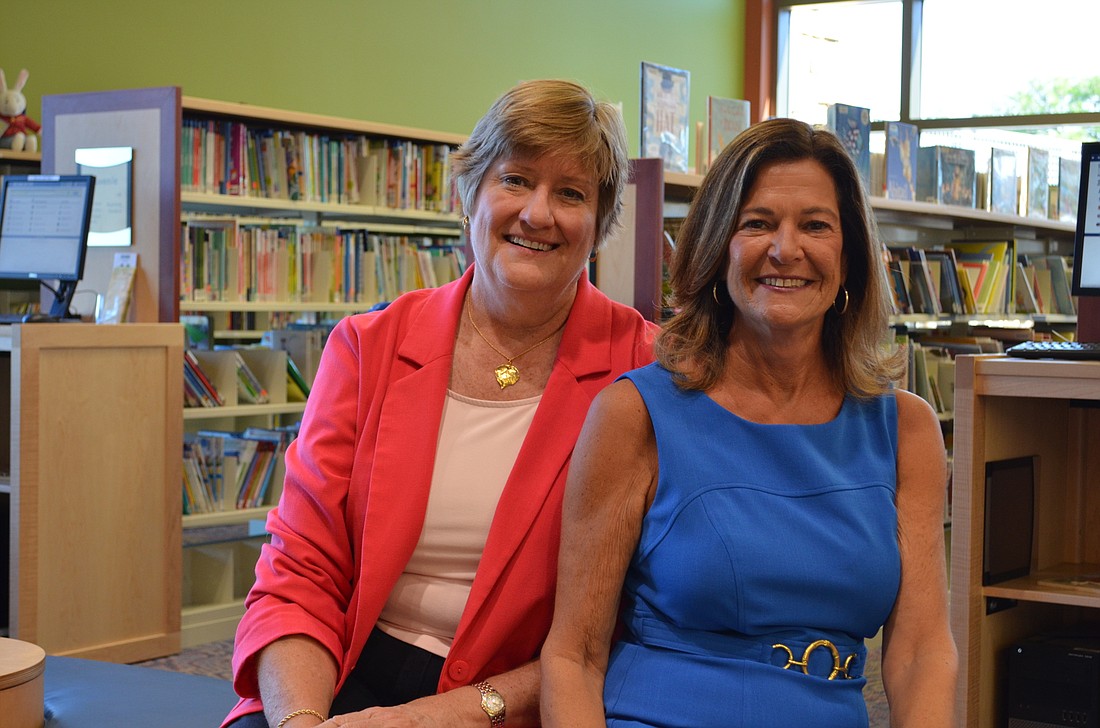 Library Foundation for Sarasota County President Linda Getzen and Fundraising Chair Claudia Cardillo want to see a book in the hands of every child ages 0 to 5.