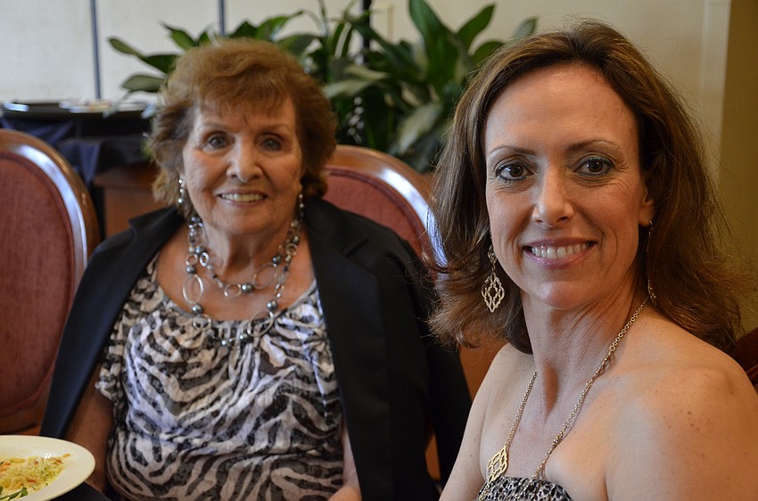 Gloria Hartigan attended the luncheon with her daughter-in-law, Lesa.