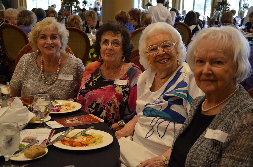 Katheryn TouVelle, Gladys Parker, Virginia Olsen and Pauline O'Connor