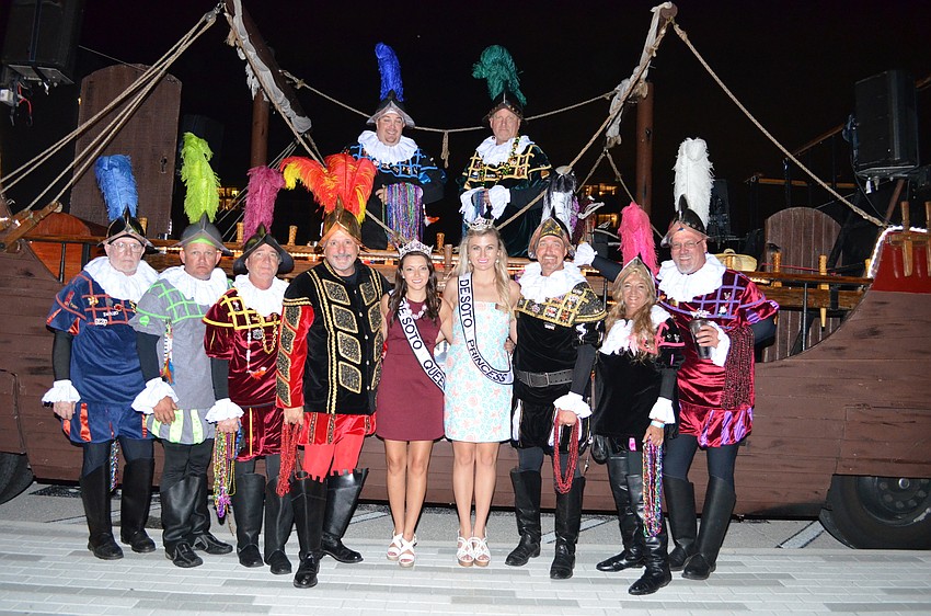 Ellie Sharp and Bailey Mosley with the Hernando Desoto Crew.