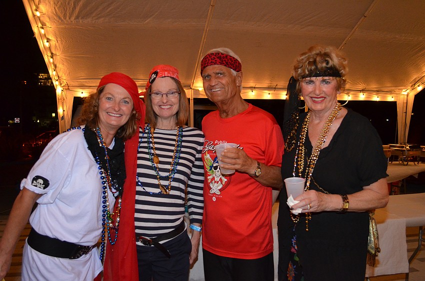 Martia Corin, Claudia Nauman, Gerry and Judy Repple