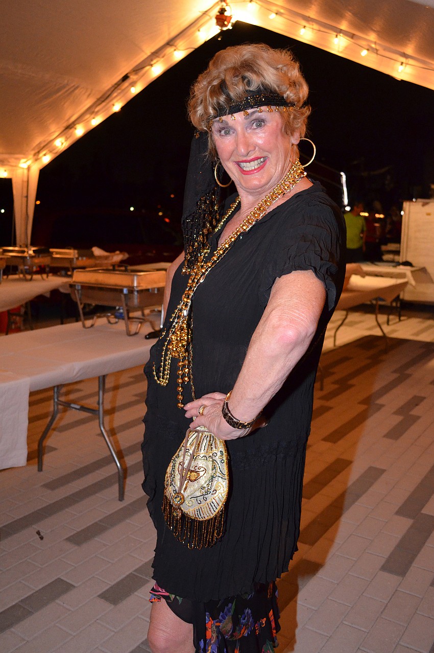 Judy Repple included a handbag that resembled a satchel for her costume. She said her pirate name is Gizelle.