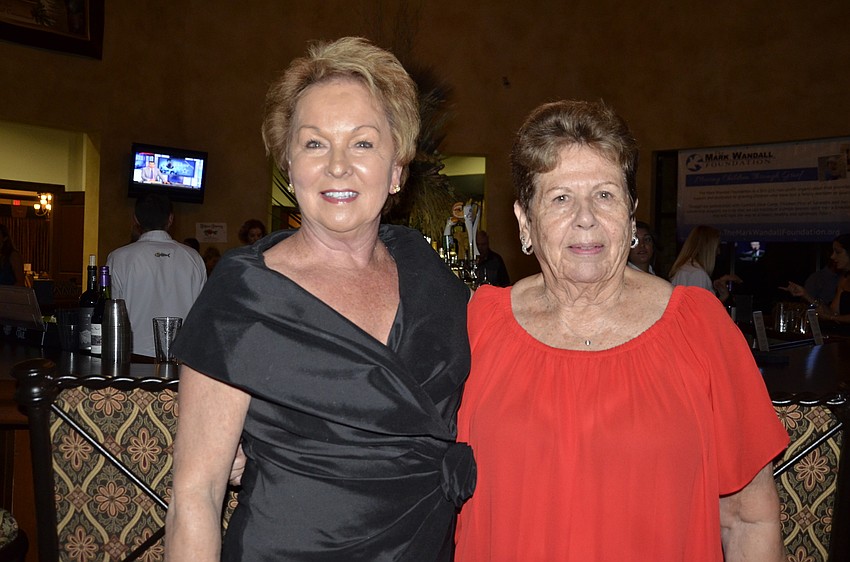 Gwen Wandall, mother-in-law of Foundation founder Melissa, attended the kick-off with her friend Betsy Whalen of Sarasota.