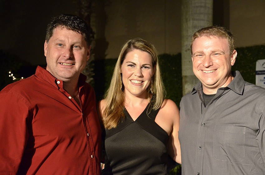 Joe Garland and Christina and Jesse Goldberg, all of Lakewood Ranch