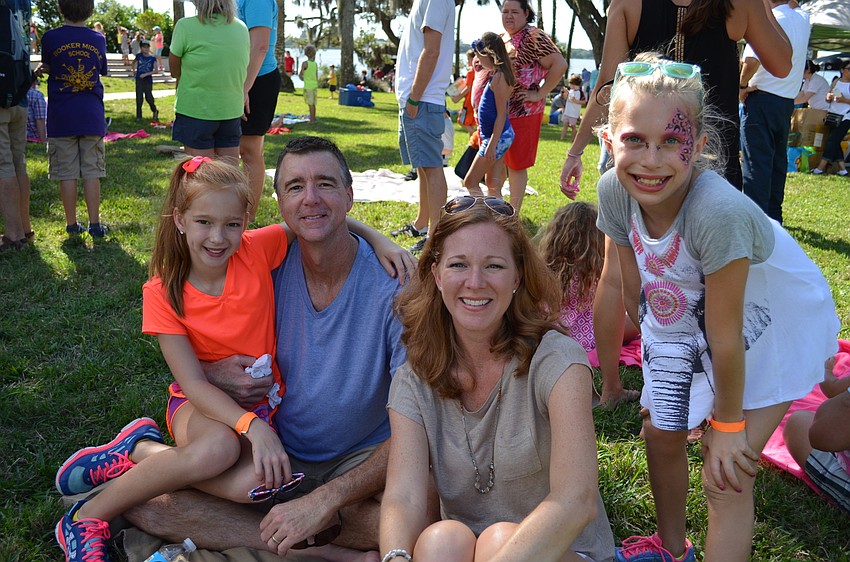 Kendall, Michael and Julie Dooley with Ella Williams