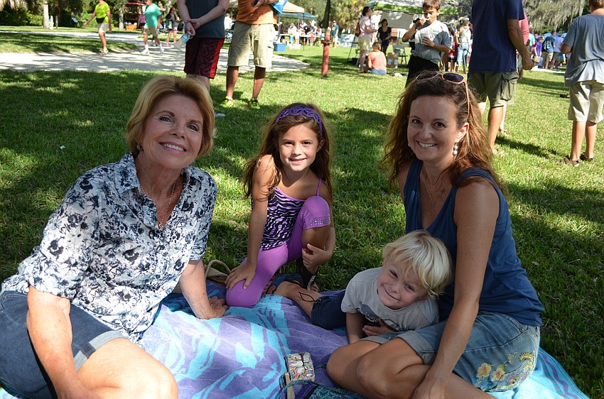 Toni Turner, Ava, Rudy and Adrienne Sundberg
