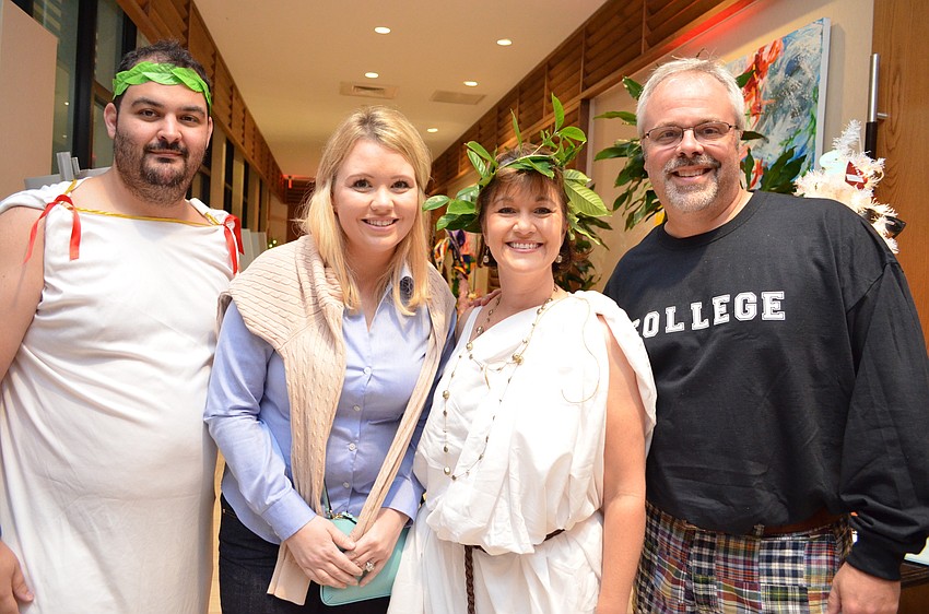 Chris and Crystal Ballinger with Shawn and Dave Schroeders