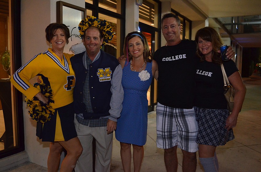 Laura Martin, Michael and Hali Bloom with John and Kristie Wolterman