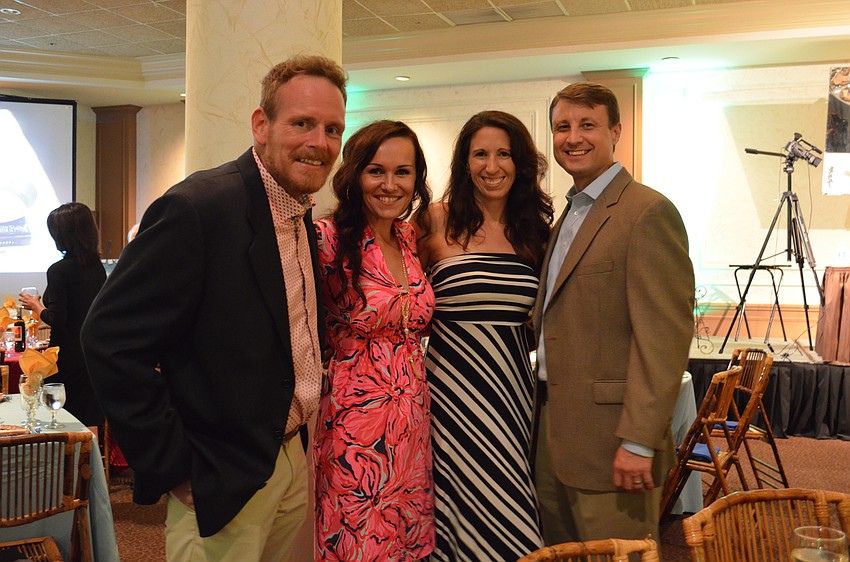 Aaron and Gina Toynton with Stephanie and Josh McCoy