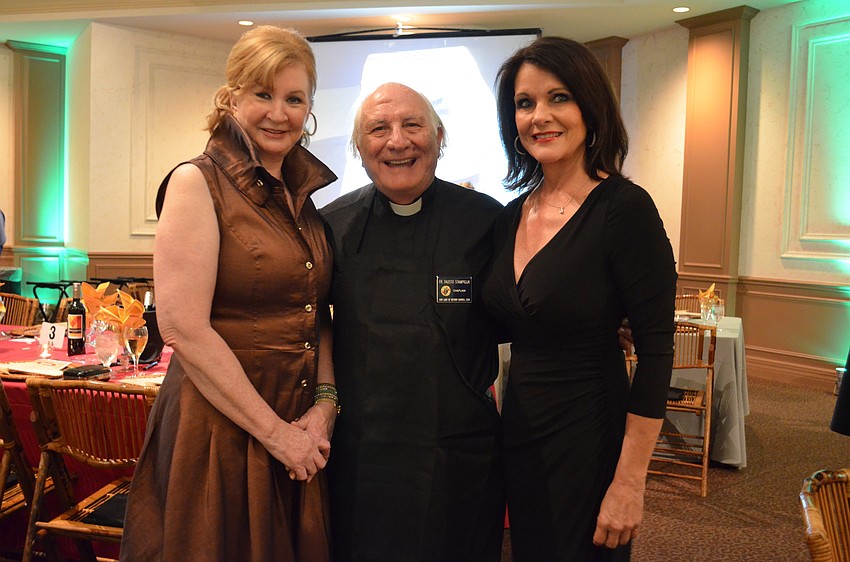 Bridget Speiss, Father Fausto Stampiglia and Beth Cannata