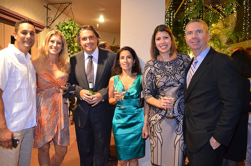 Eddie and Amanda Lopez, Mark Zmiyiwsky, Erika Ynga, Vicki and Tony Skidmore