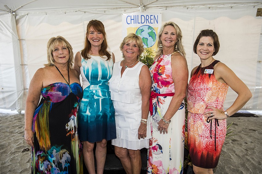 Carol Butera, Emily Walsh, Debbie LaPinska, Jackie Rolfes and Kristen Theisen