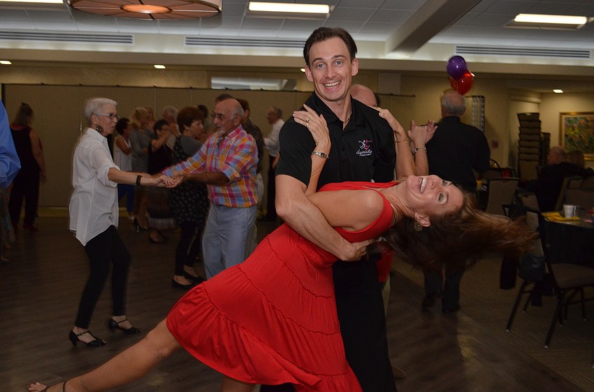 Maksym Lototskyy dips Marni Mount.