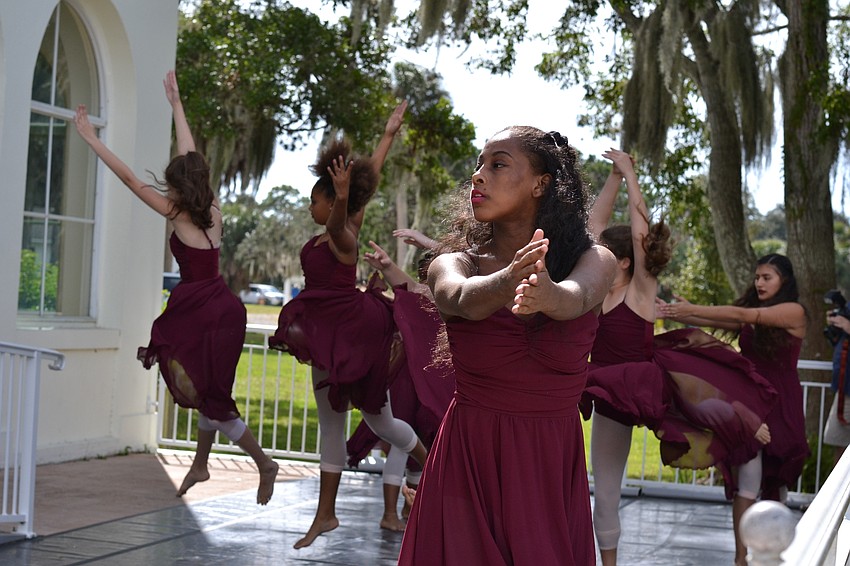 Ryasia Hennessey of the Sarasota Ballet Dance-The Next Generation program during a performance at Bowls of Hope.