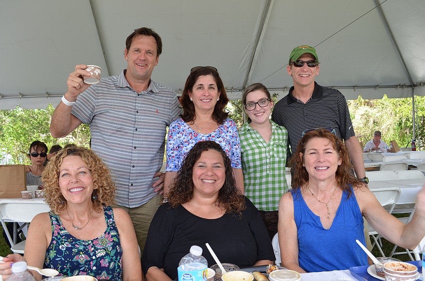 Florey Miller, Steve Wenke, Julie Russo, Vivian, Jennifer and Nelson Lane with Amy Wenke