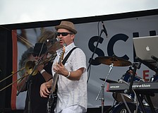 Barry Nicholson of Reverend Barry & Funktastic Soul Featuring the Hellacious Horns.