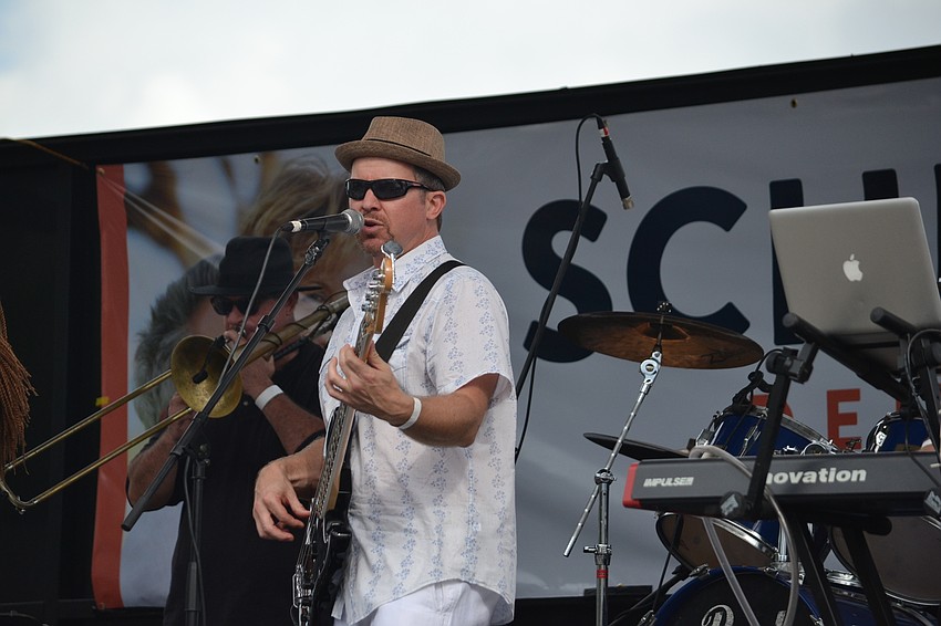 Barry Nicholson of Reverend Barry & Funktastic Soul Featuring the Hellacious Horns.