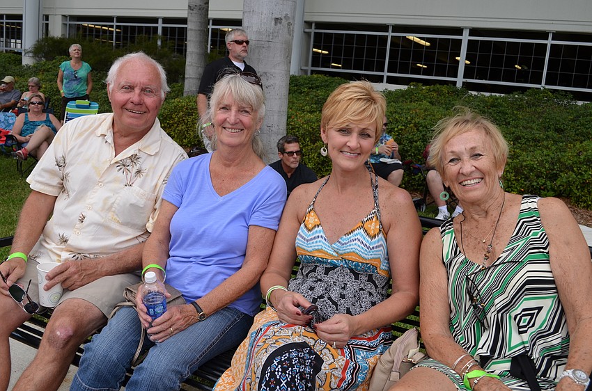 Barry Mahoney, Ann Encarnacao with Jeanne Glavin and Marianne Cavarecta
