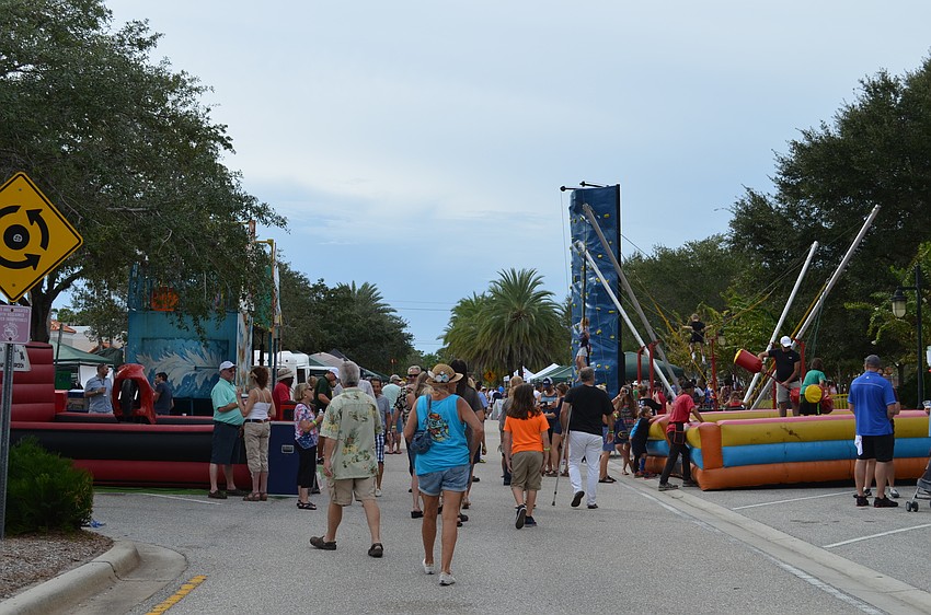 Carnival games and activities were available for young music lovers.