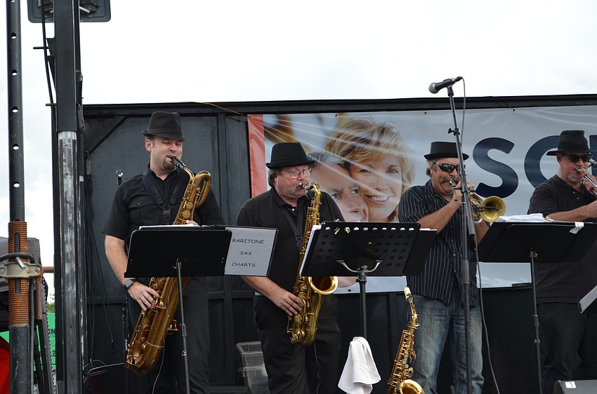 The Hellacious Horns section.