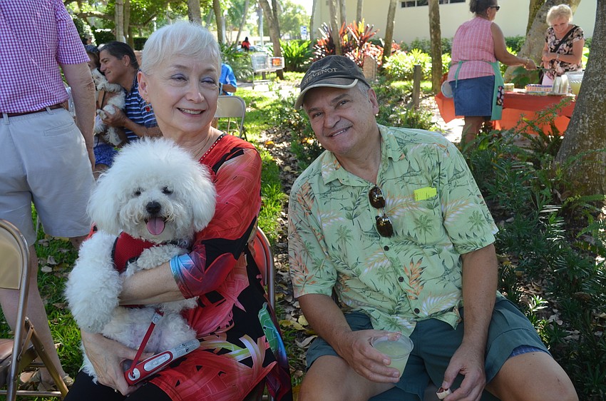 Judy and John Hoover with Bentley, 10 months