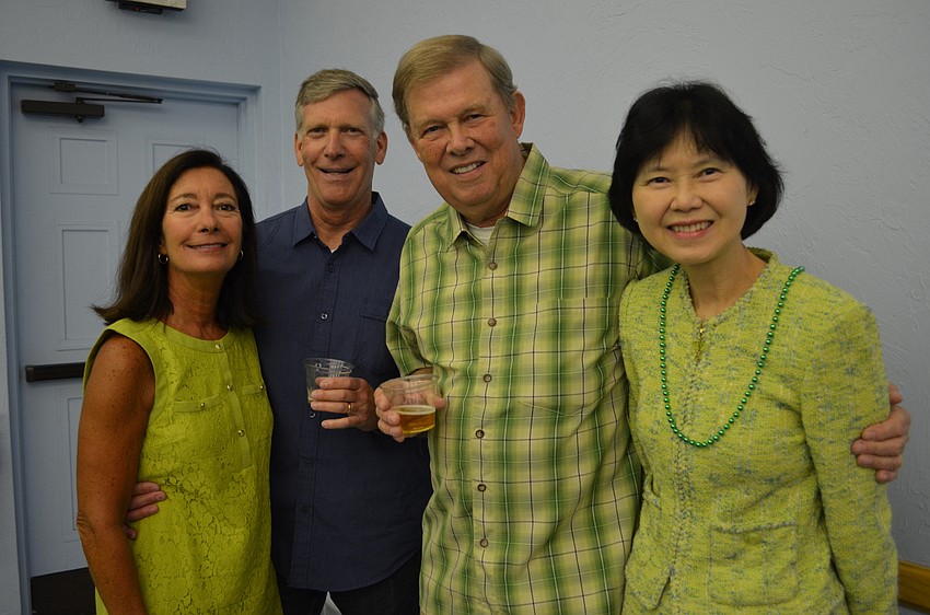 Cindy and Dave Phillips with David and Lee Manchester