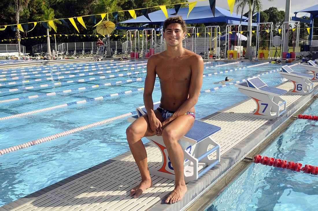 Riverview junior Austin Katz will compete in four events at the Class 4A Swimming and Diving State Championships Nov. 14, in Stuart.