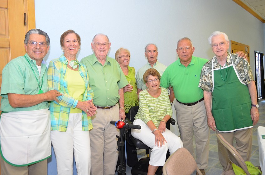 Lenny DiStefano, Annette Hogan, Bill Hogan, Nancy Pappas, Rob Regan, Peg Regan, John Pappas and Frank Cerullo.