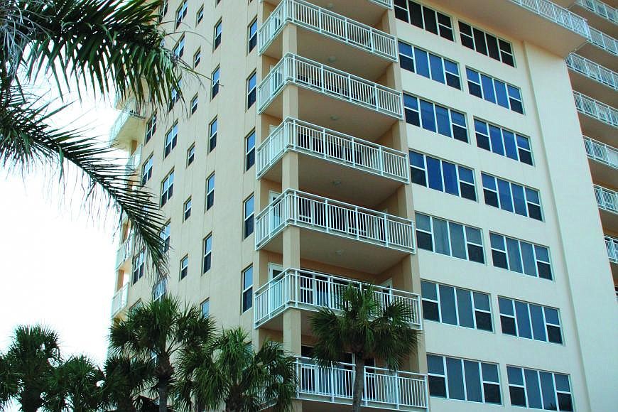 The unit N-204 condominium at 603 Longboat Club Road has two bedrooms, two baths and 1,560 square feet of living area.