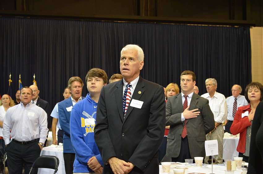 Dan Bailey sings along with 