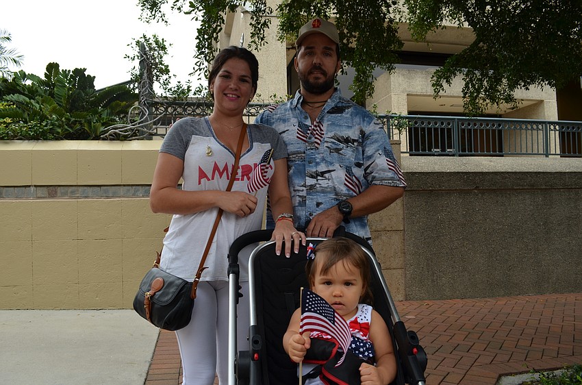 Barbara, Yordan and Audrey Labrada