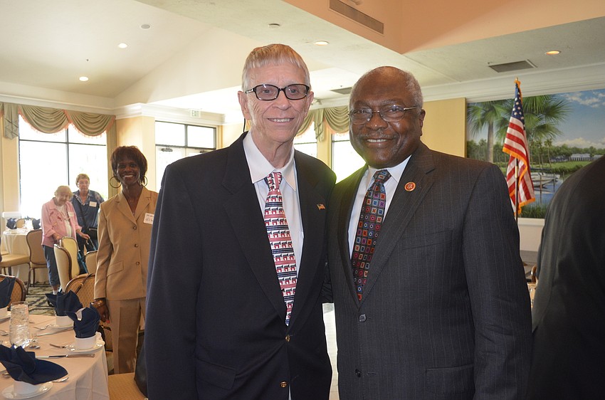 Jerry Stricker and U.S. Rep James Clyburn