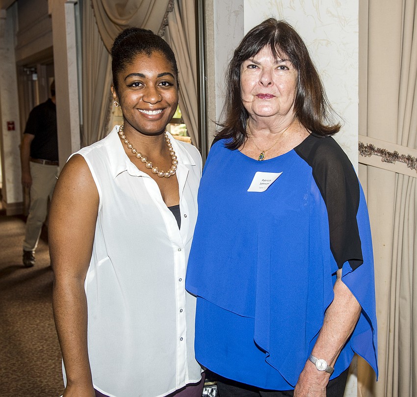 Courtney Smith and Pat Johnson