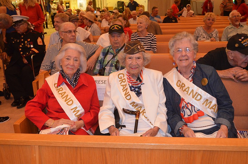 Grand Marshals Francey O’Brien, Shirley Beachum and Evelyn Fresch