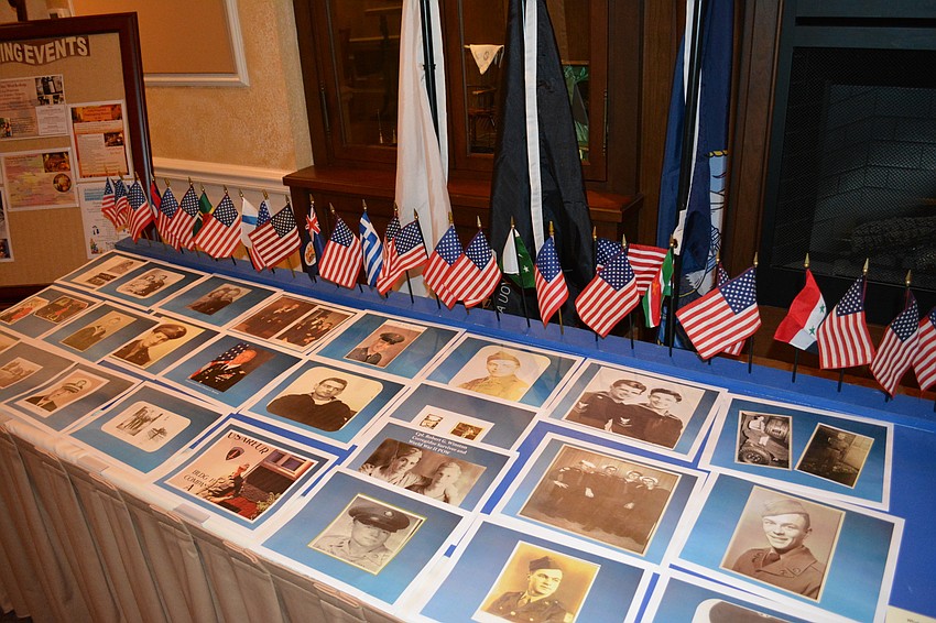 A display in honor of Veterans Day was presented at Tara Golf & Country Club on Wednesday night.