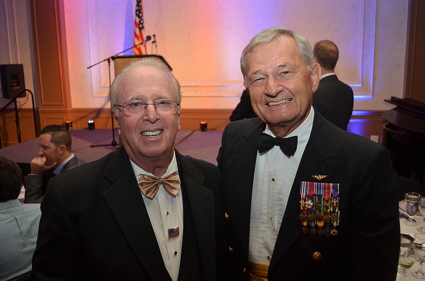 Barry Suckoneck and Commander Bradley Smith (retired).