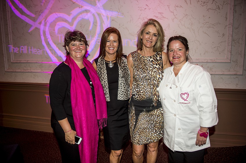Kate Grouch, Terri Klauber, Beth Knopik and Chef Anna Ridgewell