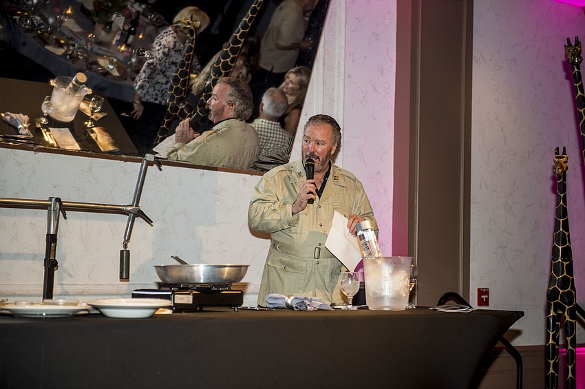 Michael Klauber in cooking and auction action!
