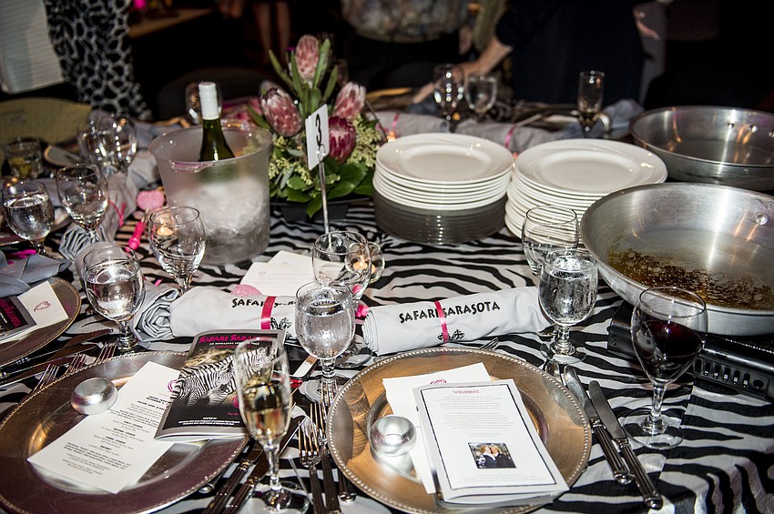 Fantastic table decor, menu and culinary instruction by Chef Anna Ridgewell of Londolozi Game Reserve and Executive Chef Jamil Pineda of and Michael's On East!