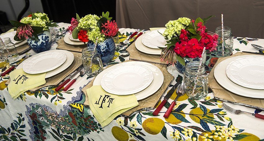 James T. Farmer III's tablescape