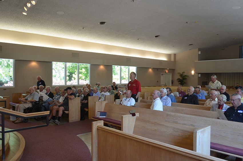 Marine Corps veterans sing their song.