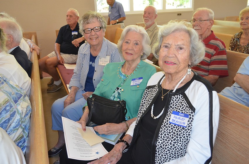 Evelyn Fresch, Frances O’Brian and Shirley Beachum all served in the Women’s Army Corps during World War II.