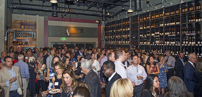 A packed house at Michael's Wine Cellar!