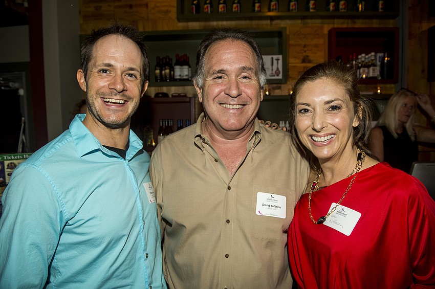 Chase Glunk with David and Donna Koffman