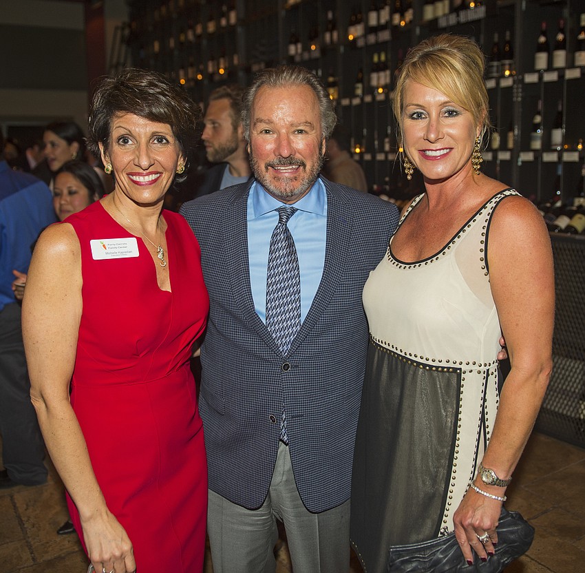 Michelle Kaprellian with Michael Klauber and Jennifer Allen