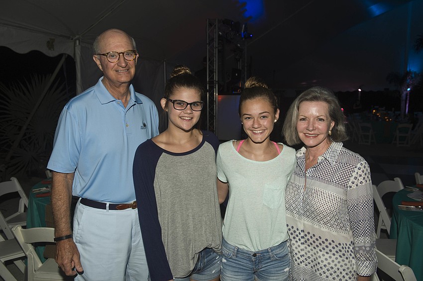 Jack, Skylar and Betty Fisher with  Maddie Taylor