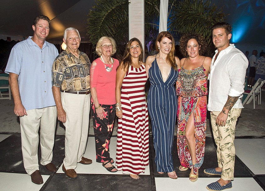 Co-Chairs Eric Popham, Bill and Sally Altman, Paula Murray, Renee Phinney and Mindy and Wayne Rollins