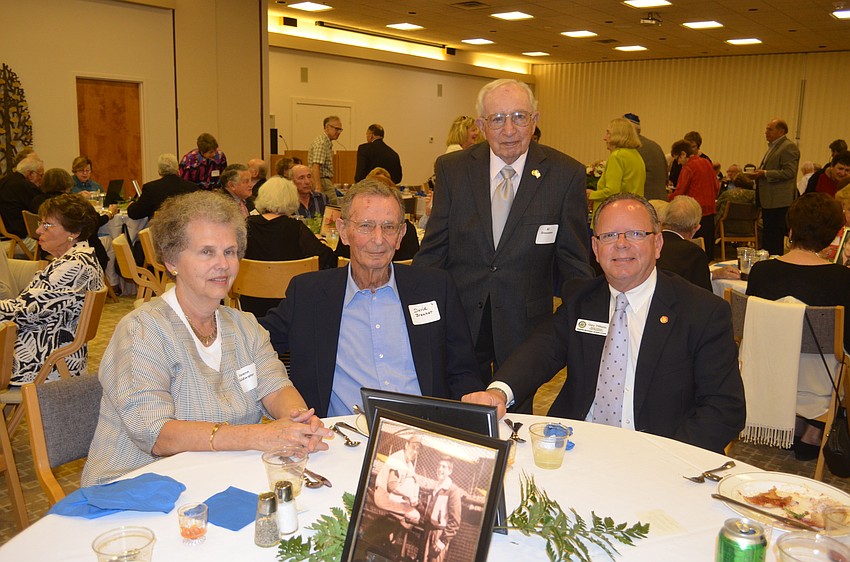 Joanne Goldwater, David Brenner, Al Grossman and Gary Tibbett