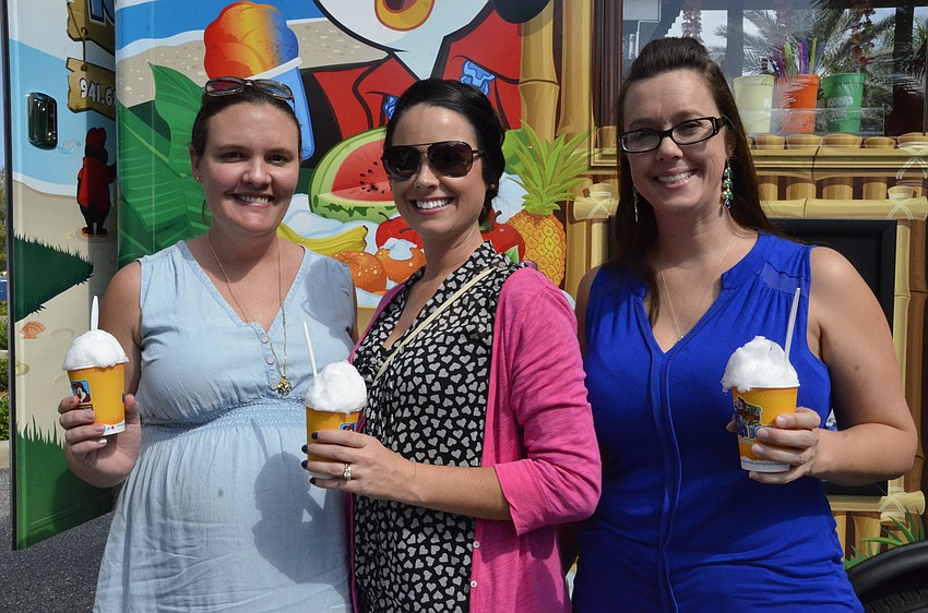 Emily Savoca, Elise Sturgeon and Danielle Gaylord with Neal Communities