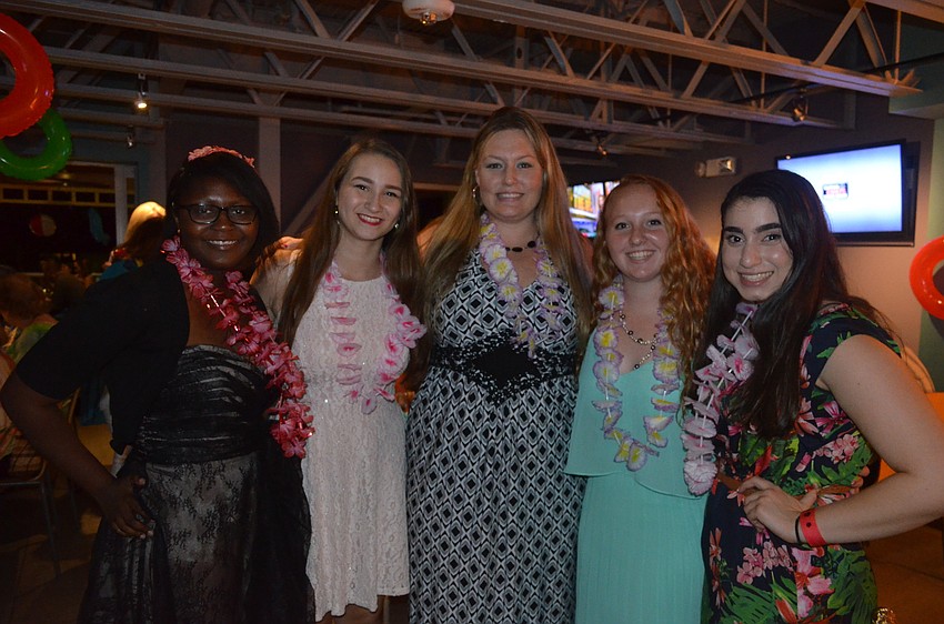 Kayla Shelley, Natasha Nielsen, Robin Melton, Amber Foley and Jasmin Dakkak, of Pine View School’s Students Organized for Animal Rights